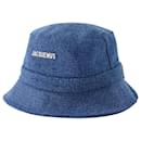 Chapéu Bucket Le Bob Gadjo - Jacquemus - Algodão - Azul