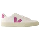 Sneakers Campo - Veja - Pelle - Gelso Bianco
