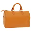 Louis Vuitton Epi Speedy 30 Hand Bag Mandarin M5902H LV Auth 57840