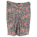 Isabel Marant Etoile Mini Skirt in Floral Print Viscose