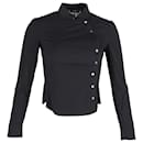 Blusa asimétrica con botones Max Mara Weekend en algodón negro - Autre Marque