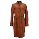 Burberry Trenchcoat aus braunem Leder