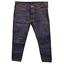Fear of God Eternal 5-Pocket Straight Leg Jeans in Dark Blue Cotton Denim