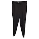 Gucci Straight Trousers in Black Wool