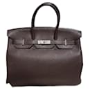 Birkin Bag 35 Hermès chocolate Togo leather