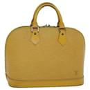 LOUIS VUITTON Epi Alma Hand Bag Tassili Yellow M52149 LV Auth 53222 - Louis Vuitton
