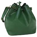 LOUIS VUITTON Epi Petit Noe Shoulder Bag Green M44104 LV Auth 57021 - Louis Vuitton