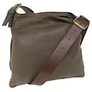 BOTTEGAVENETA INTRECCIATO Shoulder Bag Leather Brown Auth ep2148 - Autre Marque