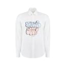 White Offf Graf Classic Shirt - Autre Marque