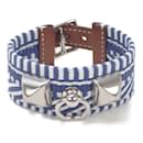 Hermes Rivale Cavale Bracelet Canvas Bracelet in Good condition - Hermès