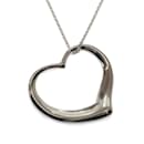 Silver Open Heart Necklace - Autre Marque