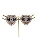 CC Heart Studded Earrings  ABB664 b14145 NR576 - Chanel