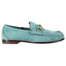 Gucci Horsebit 1953 Loafers in Green Suede
