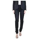 Black tailored trousers - size UK 10 - Loro Piana
