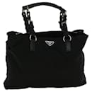 PRADA Shoulder Bag Nylon Black Auth 57384 - Prada