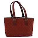 Bolsa de mão em lona GUCCI GG Vermelho 113019 auth 56624 - Gucci