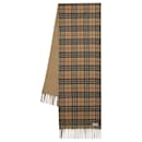 Mu Vintage Check Scarf - Burberry - Cashmere - Archive Beige