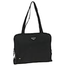 PRADA Shoulder Bag Nylon Black Auth ac2384 - Prada