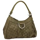 GUCCI GG Crystal Shoulder Bag Coated Canvas Gold 190525 Auth th4147 - Gucci