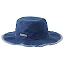 Le Bob Artichaut Bucket Hat - Jacquemus - Cotton - Blue Denim
