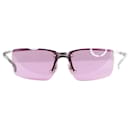 Óculos de sol com viseira roxa - Chanel