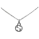 Collier G entrelacé en argent Gucci