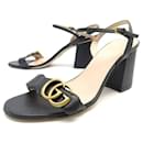CHAUSSURES GUCCI 453379 SANDALES A TALONS DOUBLE G MARMONT 37.5 IT 38.5 FR - Gucci