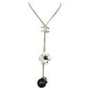 COLLIER CHANEL PERLES & COQUILLAGES PENDENTIF 2005 SHELLS PEARLS NECKLACE - Chanel