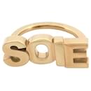 NEW HERMES SILK SCARF RING IN GOLDEN METAL GOLDEN SCARF RING - Hermès