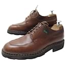 PARABOOT DERBY AVIGNON SHOES 8.5F 42.5 DEMI SHOOTING LEATHER SHOES - Paraboot