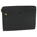 Burberrys Briefcase Leather Black Auth 59094 - Autre Marque