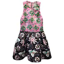 Mary Katrantzou Pink Multi Jewel Print Sleeveless A-Line Mini Dress - Autre Marque