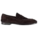 Tom Ford Sean Loafers in Brown Suede