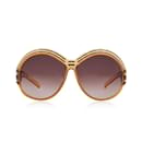Gafas de sol vintage extragrandes en naranja menta 2040 130 MM - Christian Dior