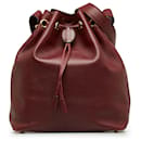 Cartier Red Must de Cartier Bucket Bag