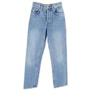 Reformation Cynthia High Rise Jeans in Blue Cotton