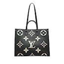 Louis Vuitton Monogramm Empreinte OnTheGo GM Leder-Einkaufstasche M45945 In sehr gutem Zustand