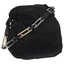 FENDI Shoulder Bag Nylon Black Auth bs9744 - Fendi