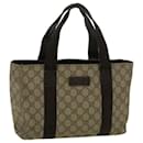 GUCCI GG Canvas Hand Bag Coated Canvas Beige 141976 Auth th4296 - Gucci