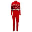 Perfect Moment One-Piece Ski Jumpsuit in Red Wool - Autre Marque