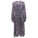 Tommy Hilfiger Womens Floral Print Midi Dress in Multicolor Polyester