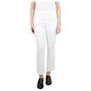 Weiße, ausgefranste Jeans – Größe UK 12 - Mother