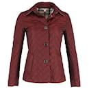 Burberry Quilted Jacket in Red Polyester
