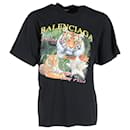 T-shirt Balenciaga Year Of The Upper Print in cotone nero