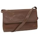 GUCCI Shoulder Bag Leather Brown Auth ep2261 - Gucci