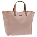 GUCCI GG Canvas Tote Bag Pink 282439 Auth yk9355 - Gucci