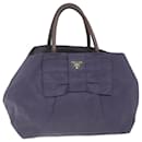PRADA Hand Bag Nylon Purple Auth bs9971 - Prada