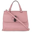Pink Bamboo Daily Shoulder Bag - Gucci