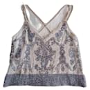 Embroidered linen top - Twin Set
