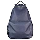 Dark blue Rockstud leather backpack - Valentino
